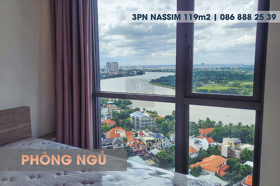Bán 3 phòng ngủ Nassim Thảo Điền view sông 119m2 | Top những căn đẹp nhất Nassim Thảo Điền